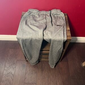 Nike Gray Jogger Sweatpants with Elastic Waistband